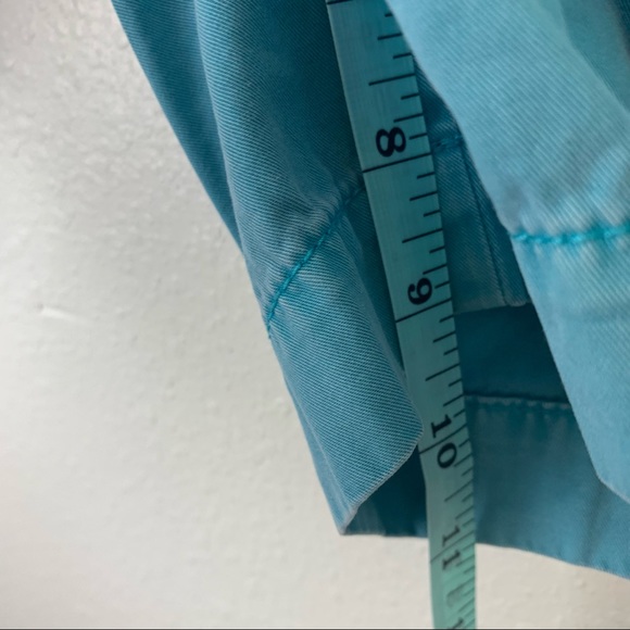 Daniel Cremieux Men’s 32 Aqua Turquoise Blue 100% Cotton Chino Shorts Casual - Picture 4 of 8